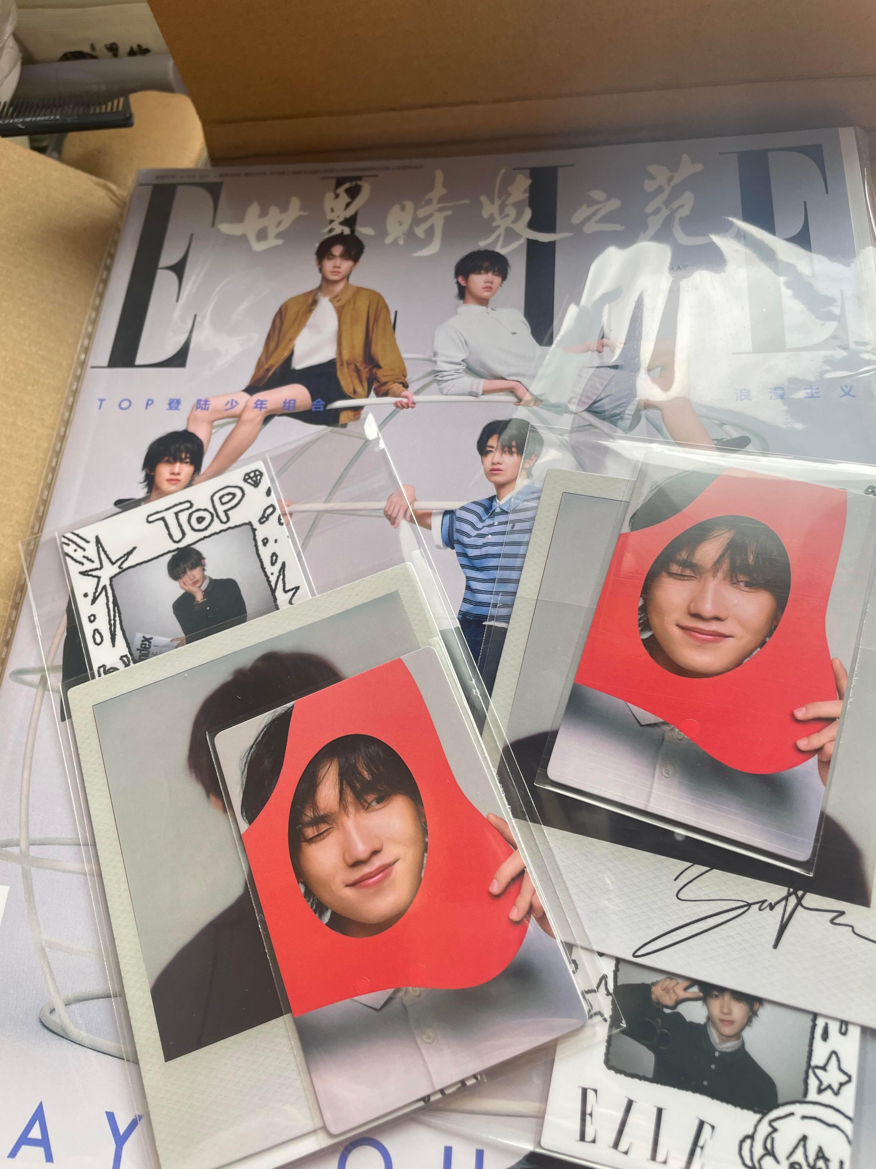 TOP ELLE杂志小卡合集 苏新皓〡朱志鑫〡左航〡张泽禹〡张极 