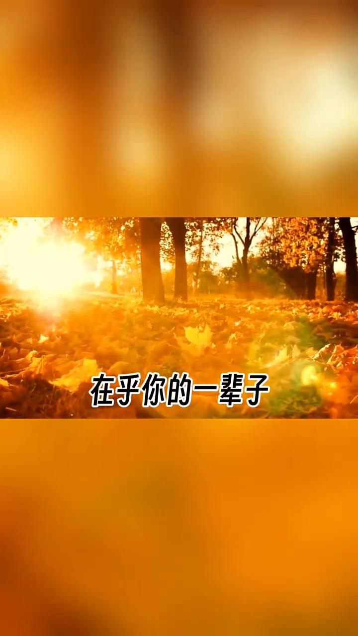 这句话是所有中国人都应该听的。人生在世，你的价值不在乎你有多大的名望，你有多大的