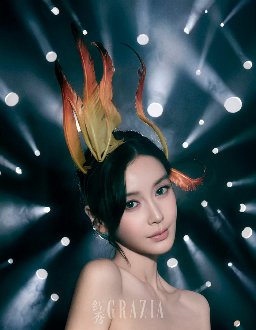 Angelababy✖️ 红秀 June 17th 封面很美的一组怪诞美学，韩系