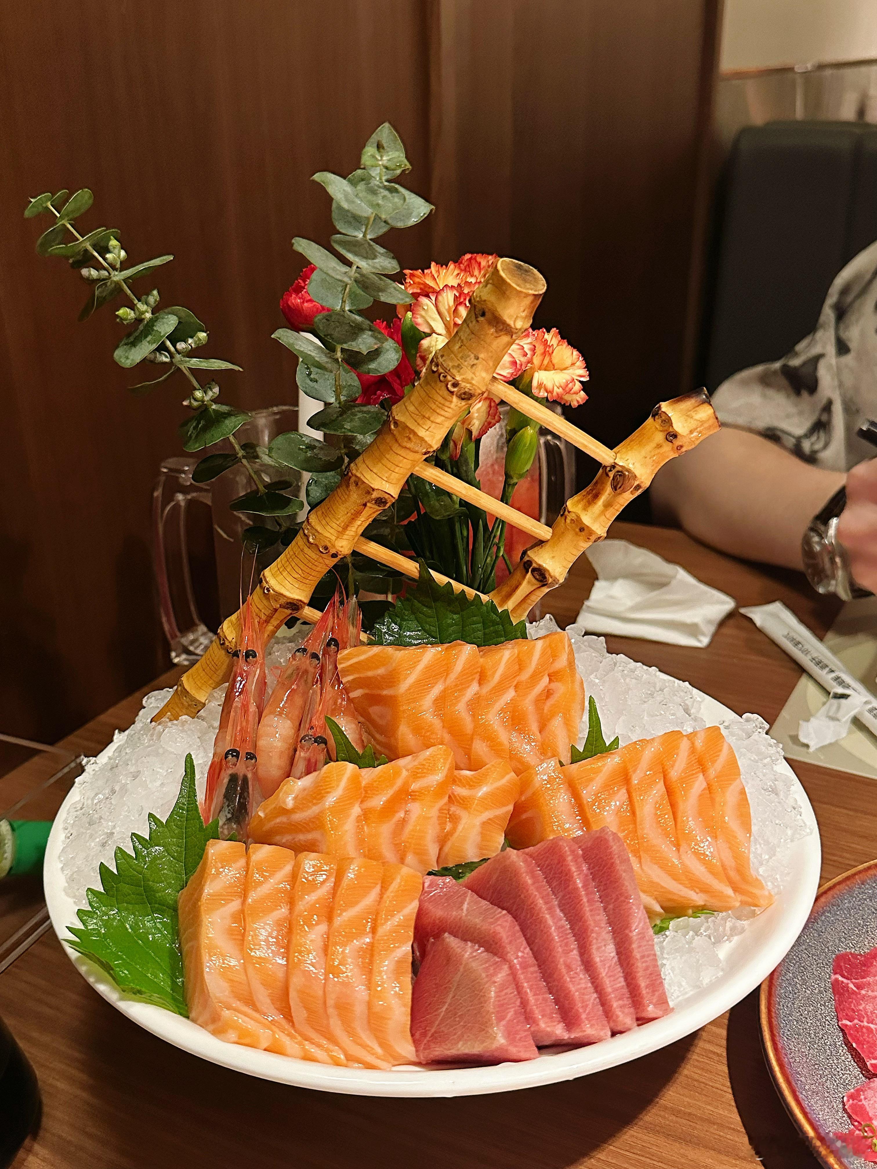过生日狂吃三文鱼