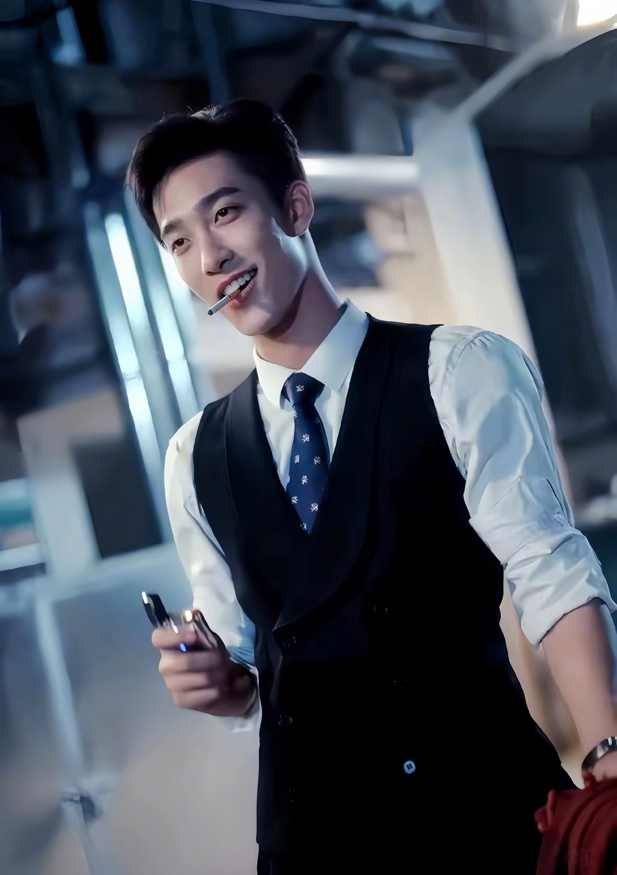 姚冠宇被喊顶流的反应谁懂这个姚冠宇，苏感太强了 