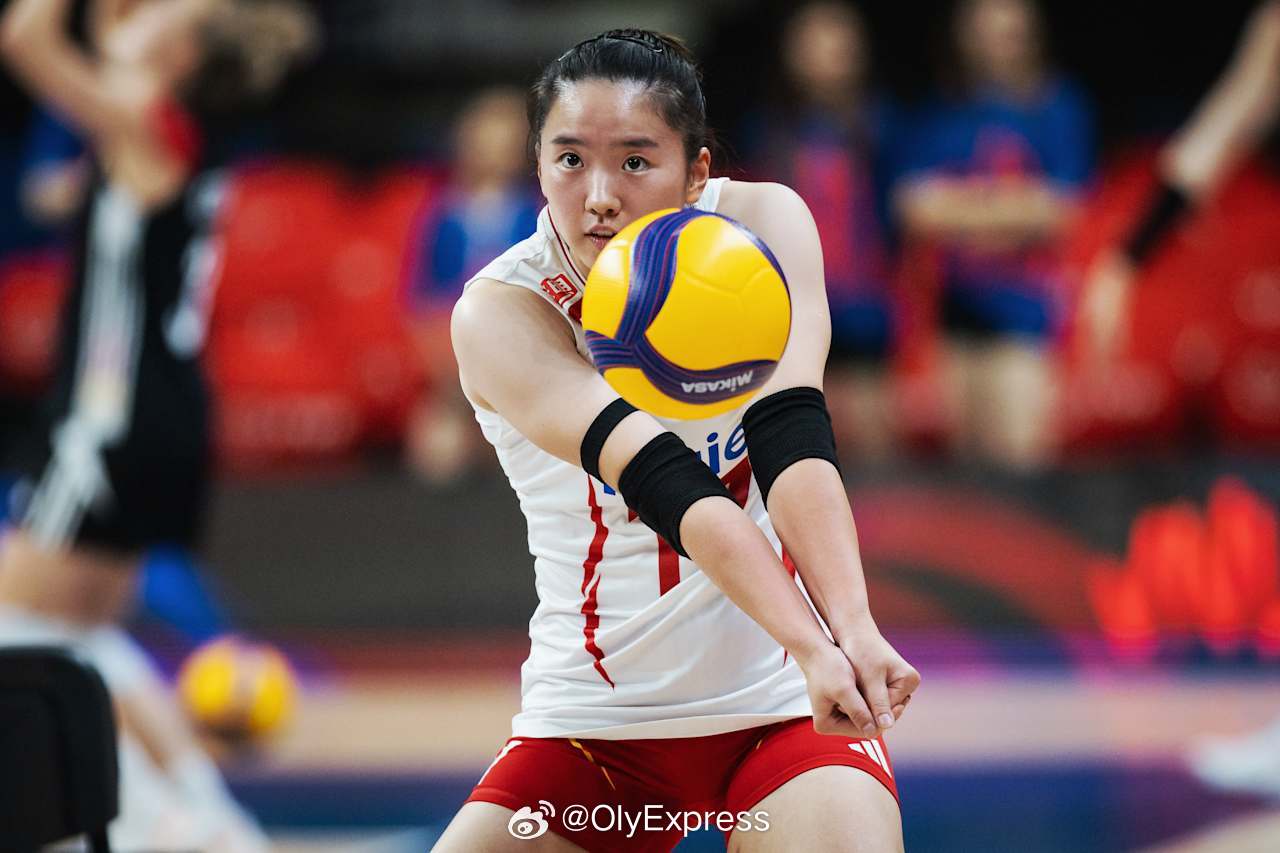 2026世界女排联赛中国女排vs德国女排国家排球联赛 第一局中国队虽然在开局不久