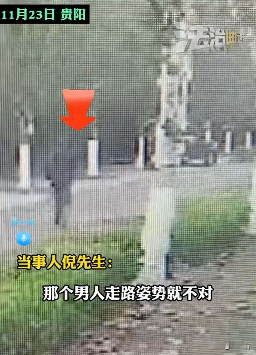 贵州贵阳，陌生男子裸露下体尾随十二岁女孩，吓得女孩瑟瑟发抖，司机大哥路见不平拿出