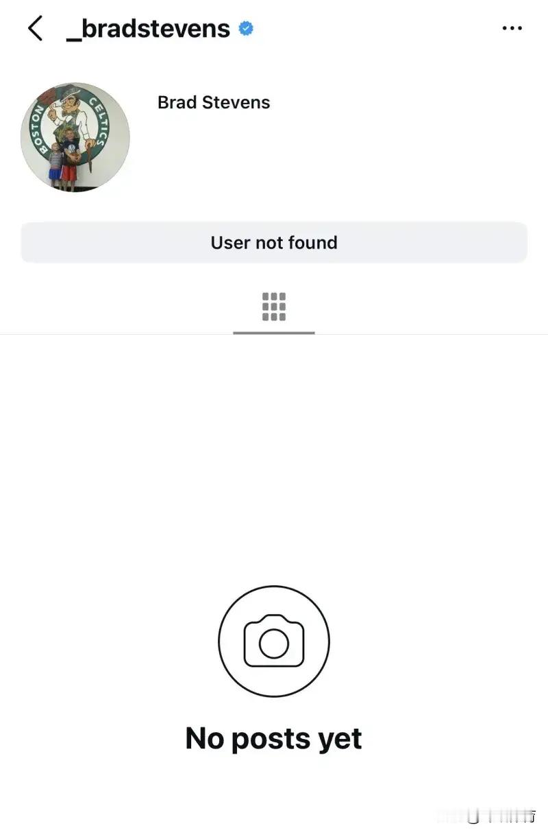 绿军掌舵人注销社交媒体没有预告，没有告别。凯尔特人篮球运营总裁布拉德·史蒂文斯，