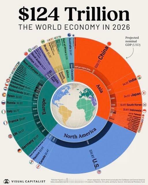 【2026年世界经济展望】数据可视化常涤非超话经济