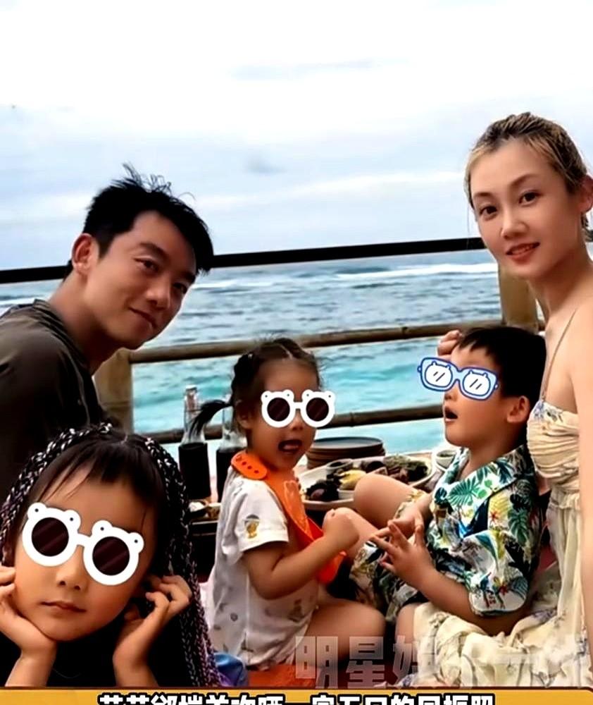 郑恺三胎女儿凯娅终于露脸了！

苗苗发的巴厘岛度假视频，一家五口齐刷刷亮相。小女