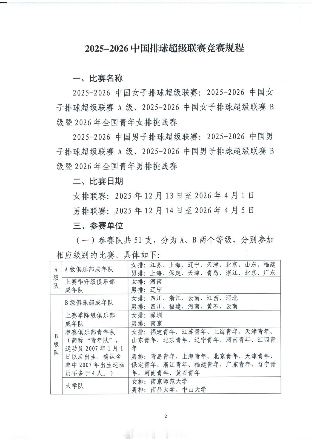 【新赛季排超联赛竞赛规程】排超联赛 9月30日，中国排协公布了新赛季排超联赛是竞
