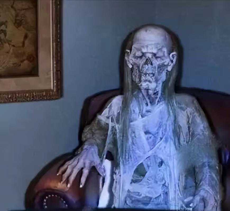 2003年冬天，伦敦一个女人在沙发上断了气。电视机没关，此后七百多天，家中的电视