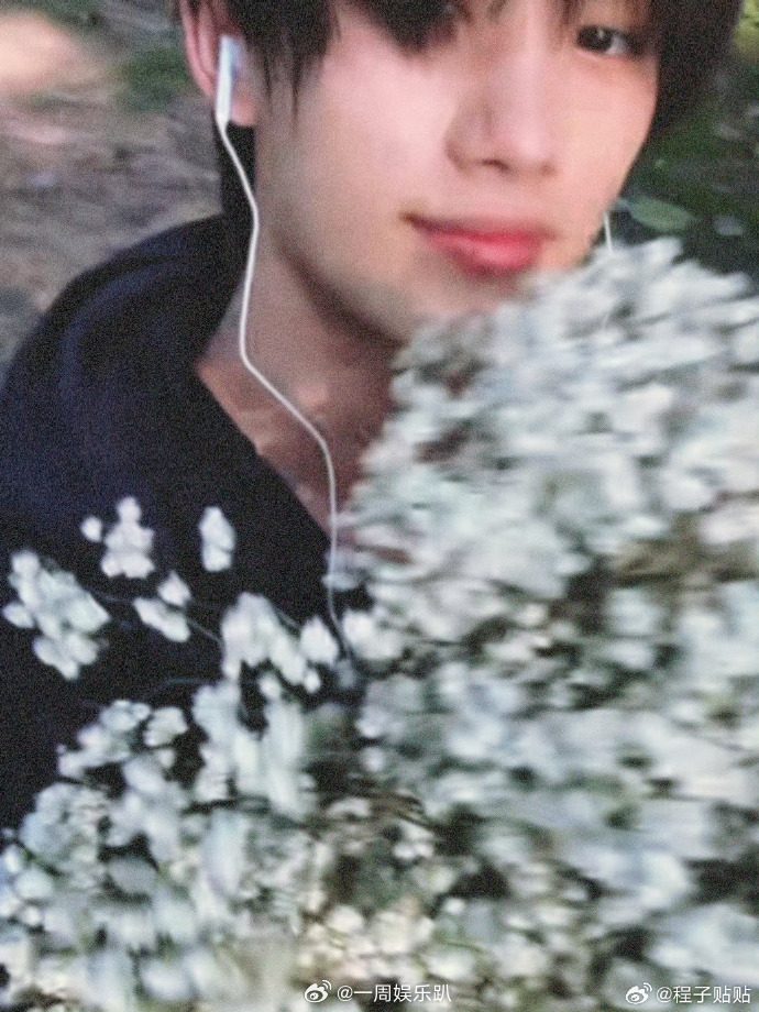 丁程鑫捧着满天星直播丁程鑫直播男友感抛开偶像的距离滤镜，丁程鑫沉浸式直播，像朋友
