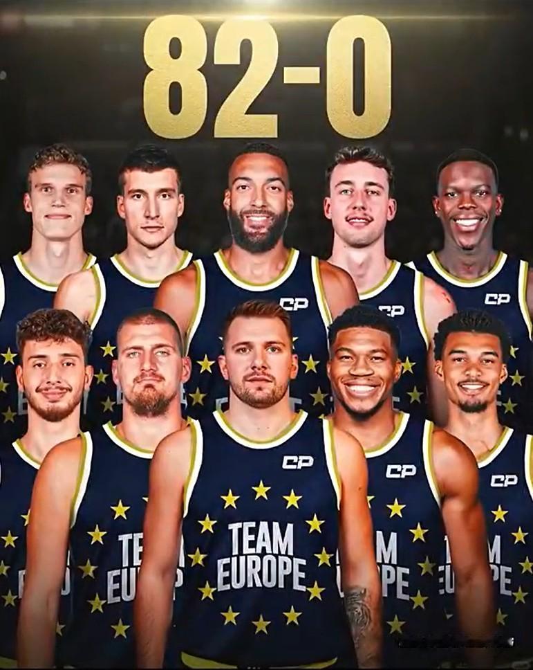 美媒发问：这套国际队阵容能否在NBA拿下82胜？

这套阵容包括：
内线：约基奇