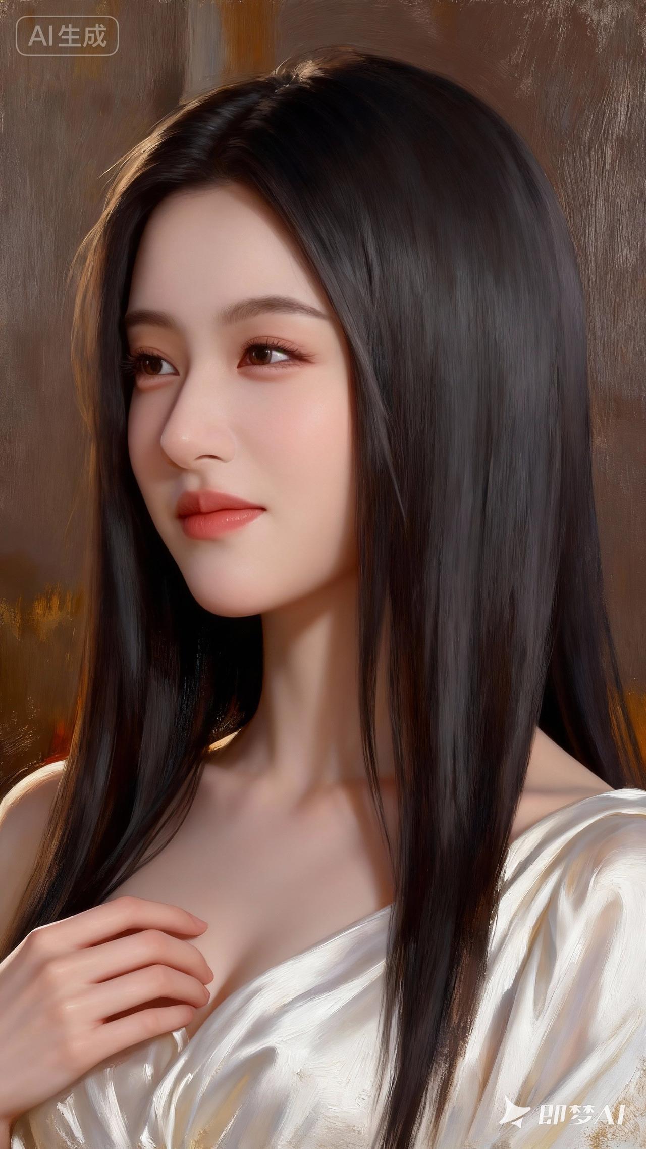 梦幻少女，柔美动人，唯美如画