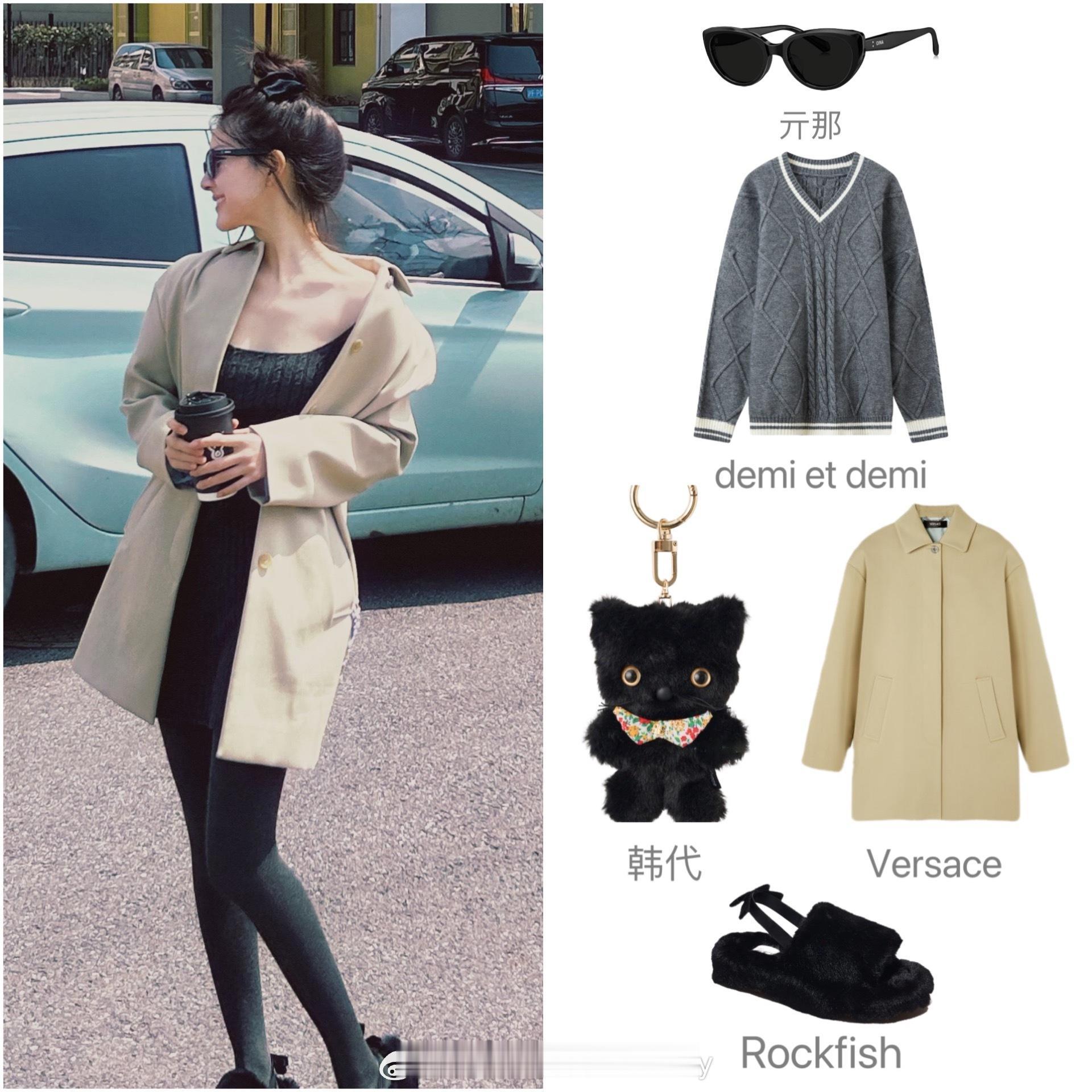 赵露思ins晒美照，高丸子头俏皮可爱！ ​​​