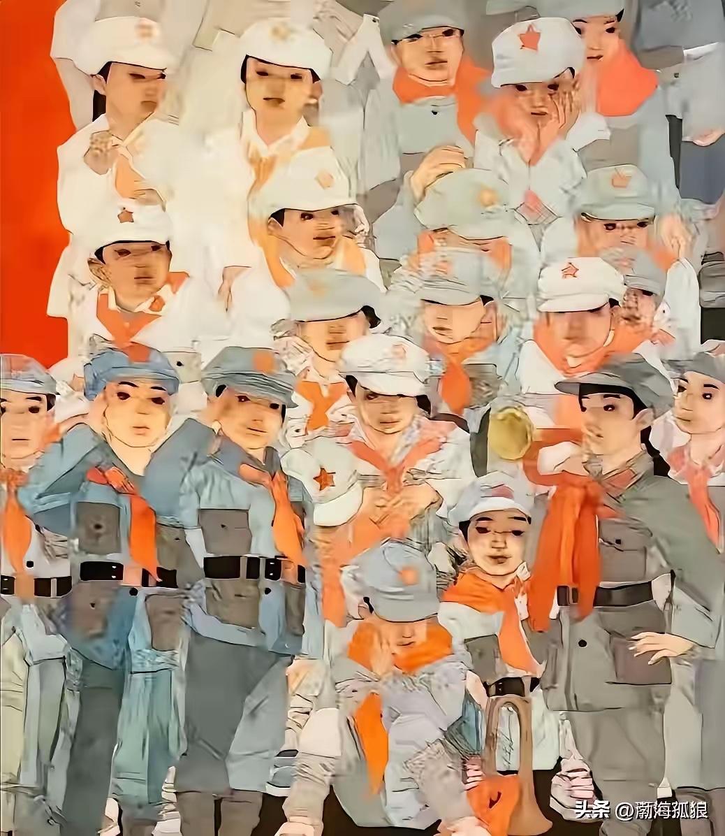 山东师大刘翔鹏教授的国画《新时代的长征路之星星火》，拿到国家艺术基金资助，入选长