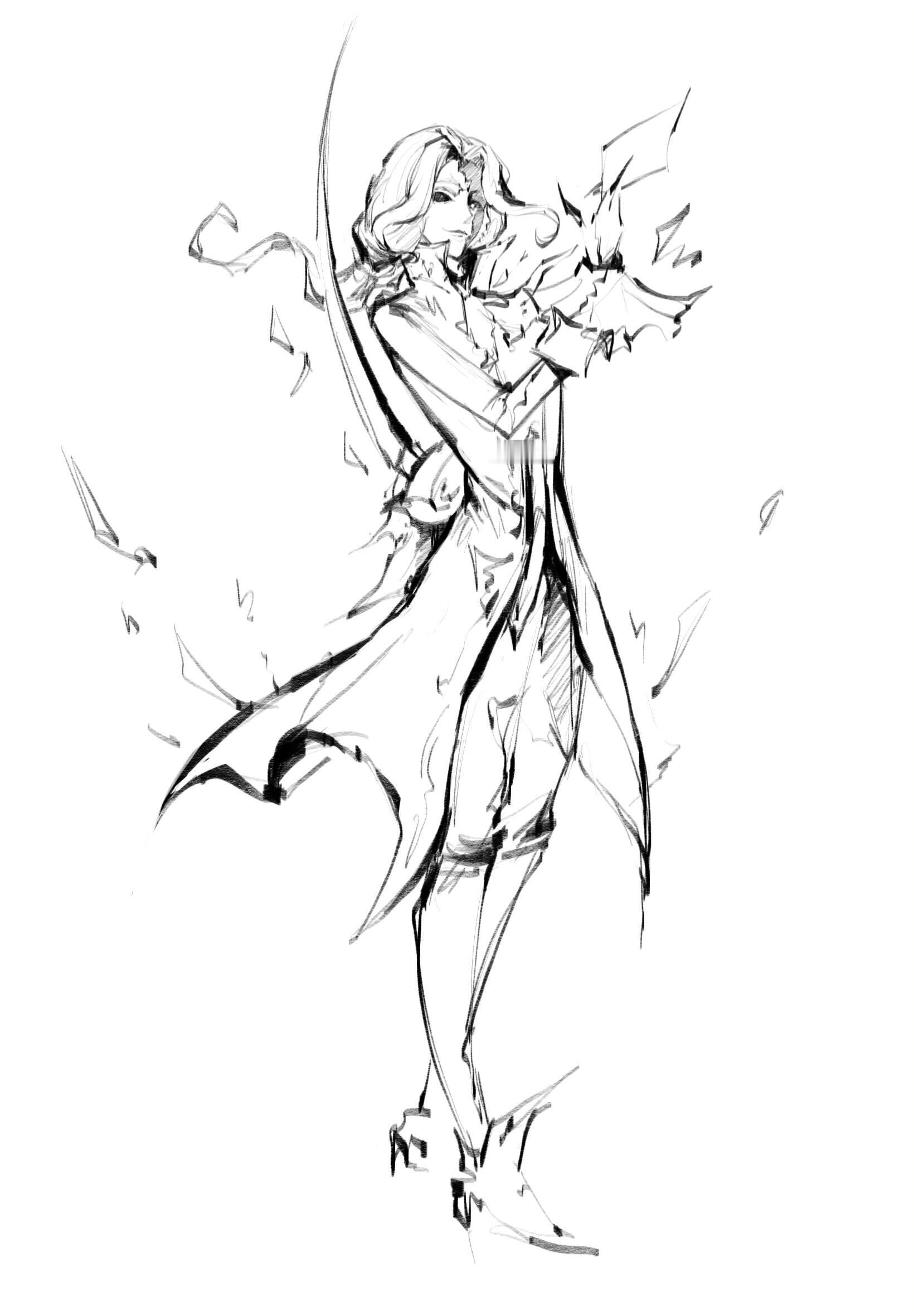 【多图预警‼️】老师的摸鱼速写，太神了吧🥺🥺🍠plutoowo#第五人格#