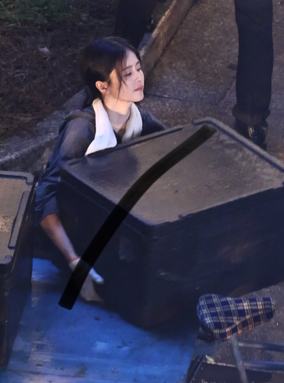 白鹿在健身了我女神在举重