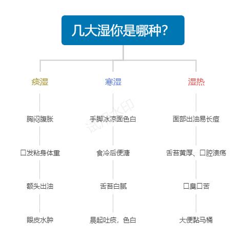 痰湿、寒湿、湿热，你属于哪种湿？