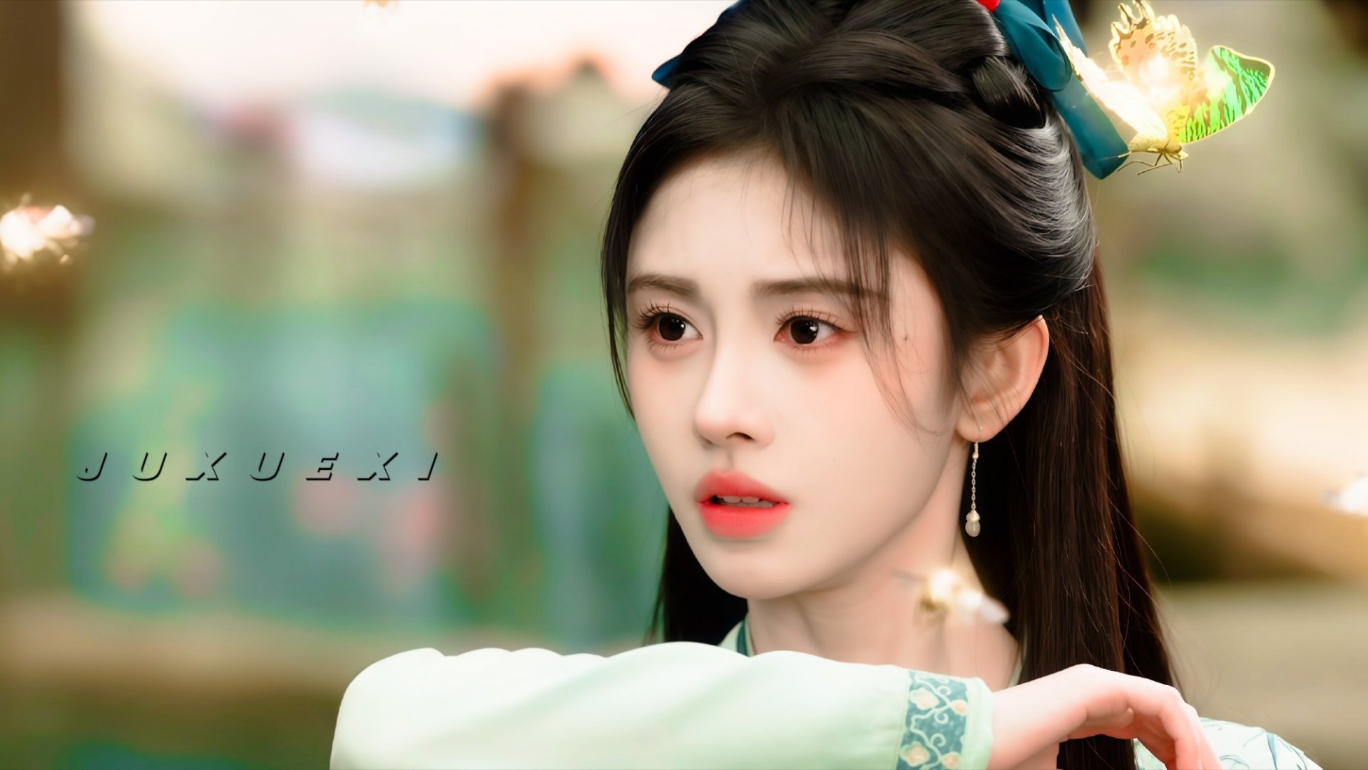 🍊💙jjy鞠婧祎姜黎非 🍊💙jjy鞠婧祎千香“春风过江南赠予一片夏，秋风