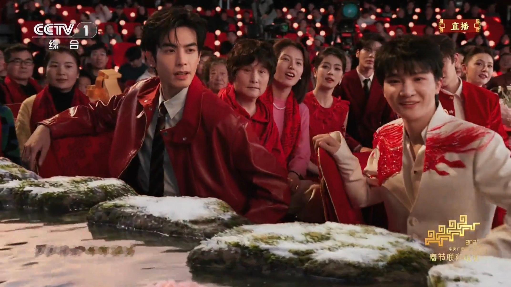 秦岚李沁王楚然美成啥了 春晚 看到目前感觉最养眼的还是花神们！对我的眼睛极度友好