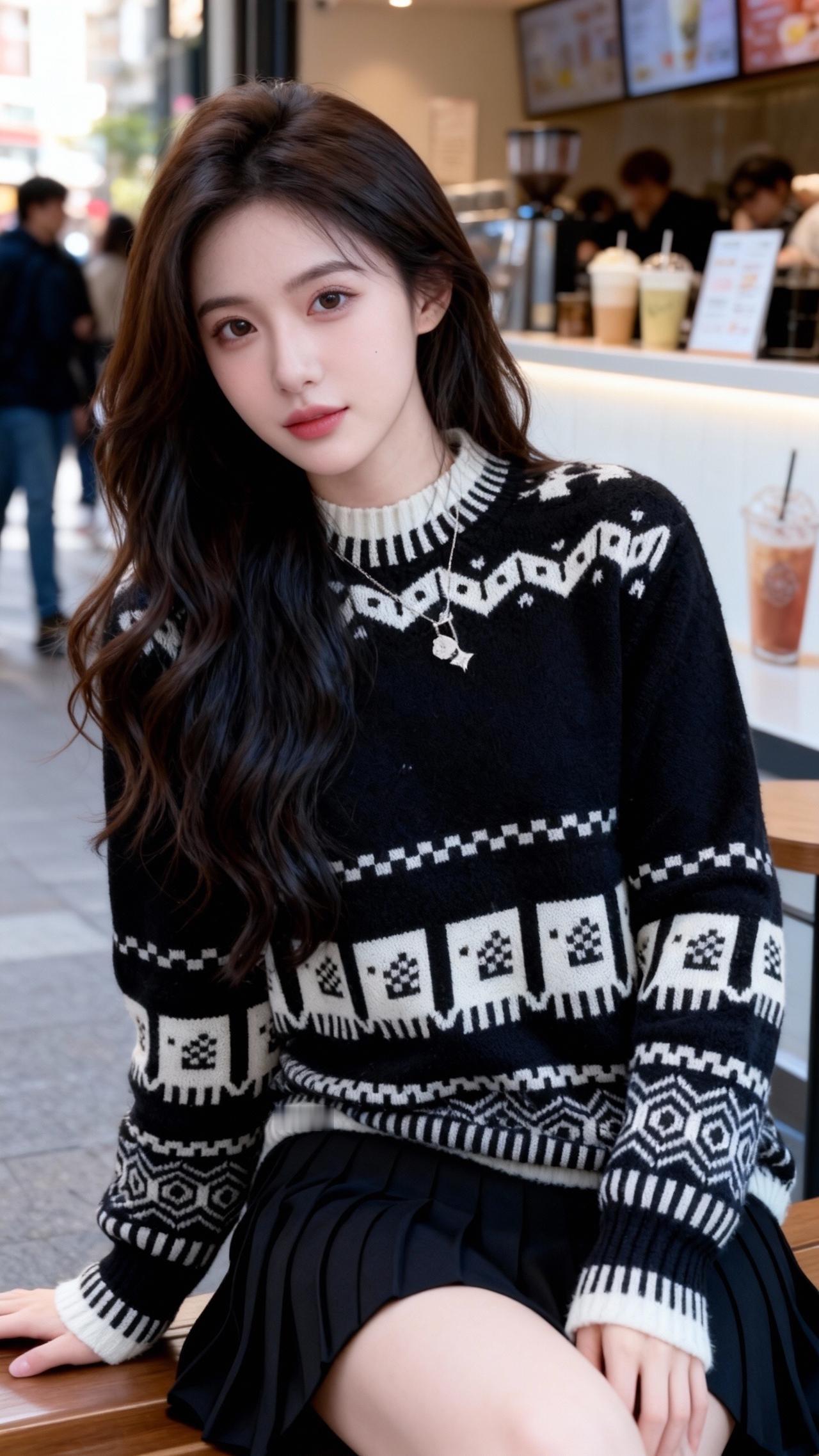 费尔岛毛衣也太好看了吧～穿搭搭配 通勤搭配 显瘦穿搭 高级感穿搭