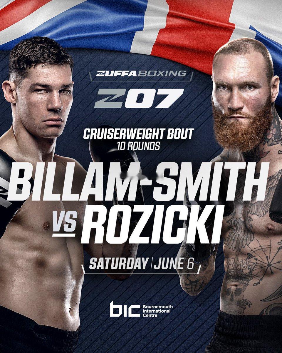 拳坛速递 比赛确认。🥊克里斯-比拉姆-史密斯（Chris Billam-Smi