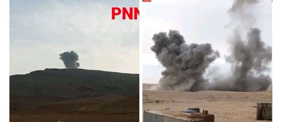 美军在叙利亚霍姆斯省中部地区（巴尔米拉一带）发动了一系列空袭，其中一部分空袭非常