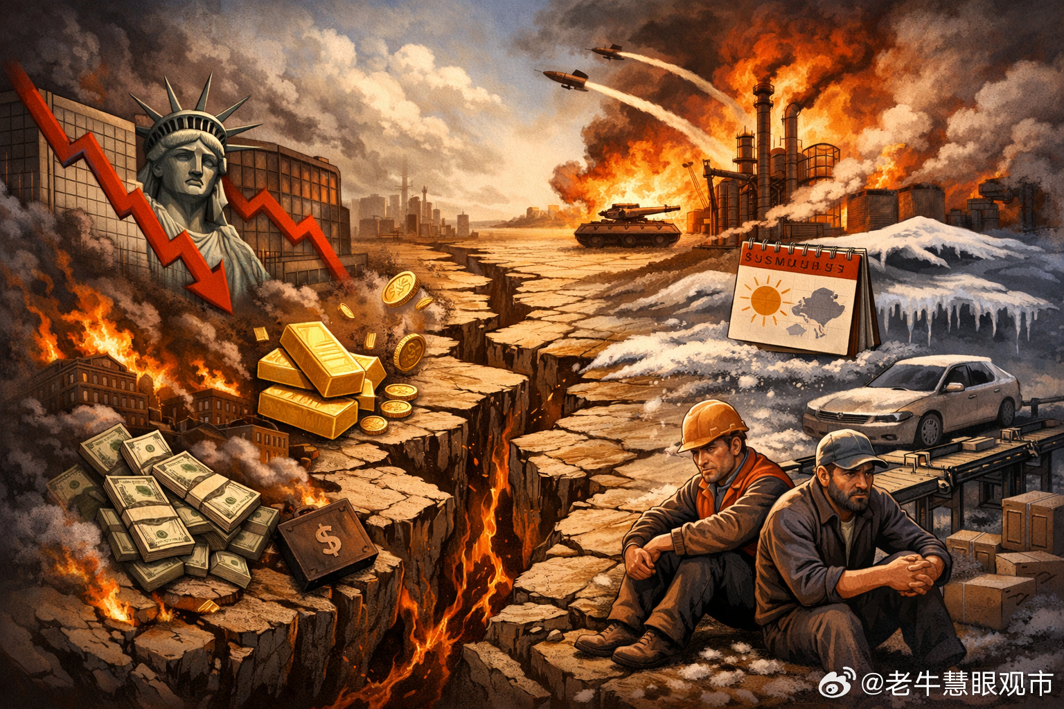 一份非农，搅乱全球资产：黄金暴拉、降息预期回潮，美国经济的裂缝正在露出来周五晚间