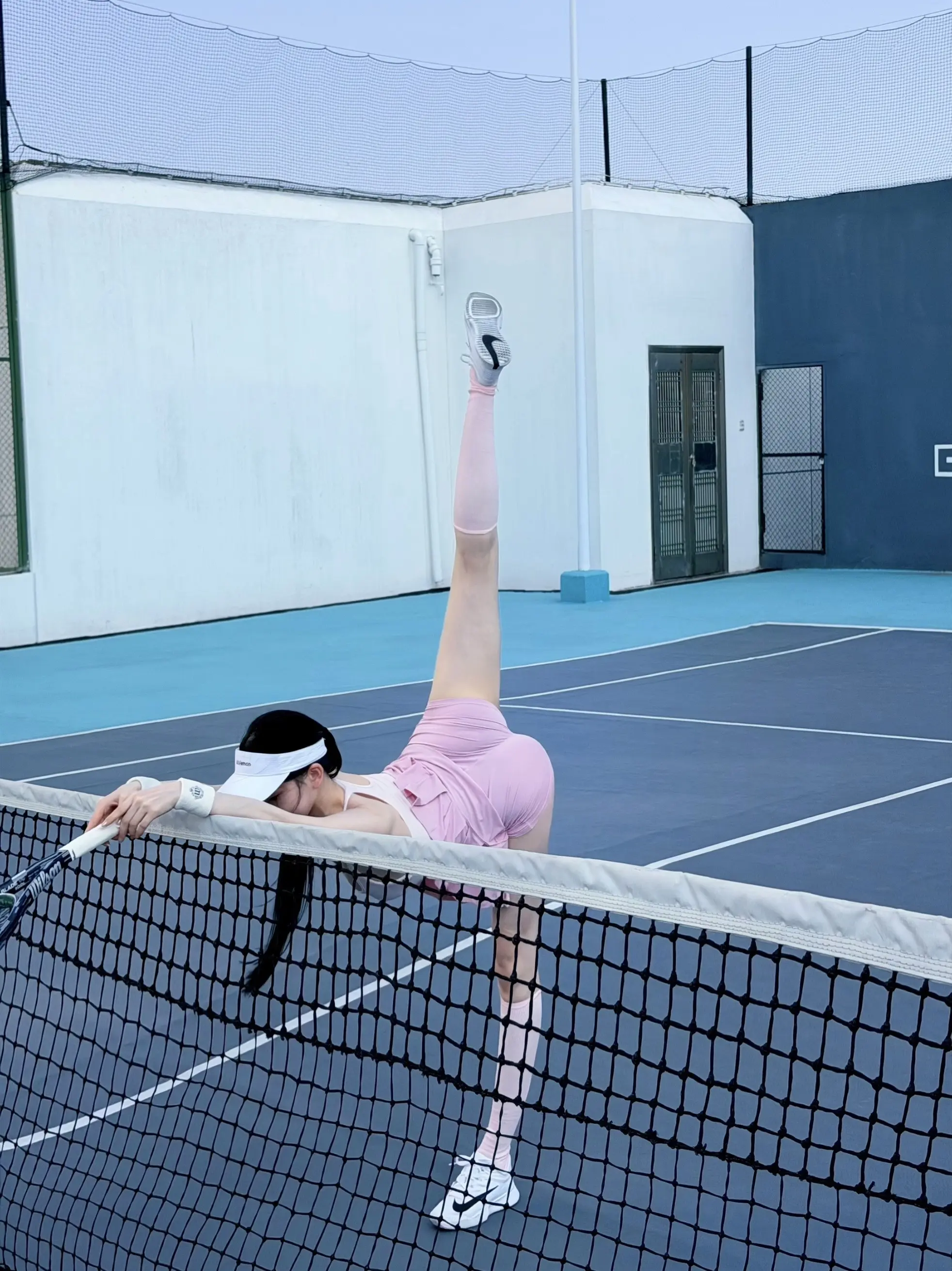 舞蹈老师打网球🩰会起飞🎾。 🎾  🎾