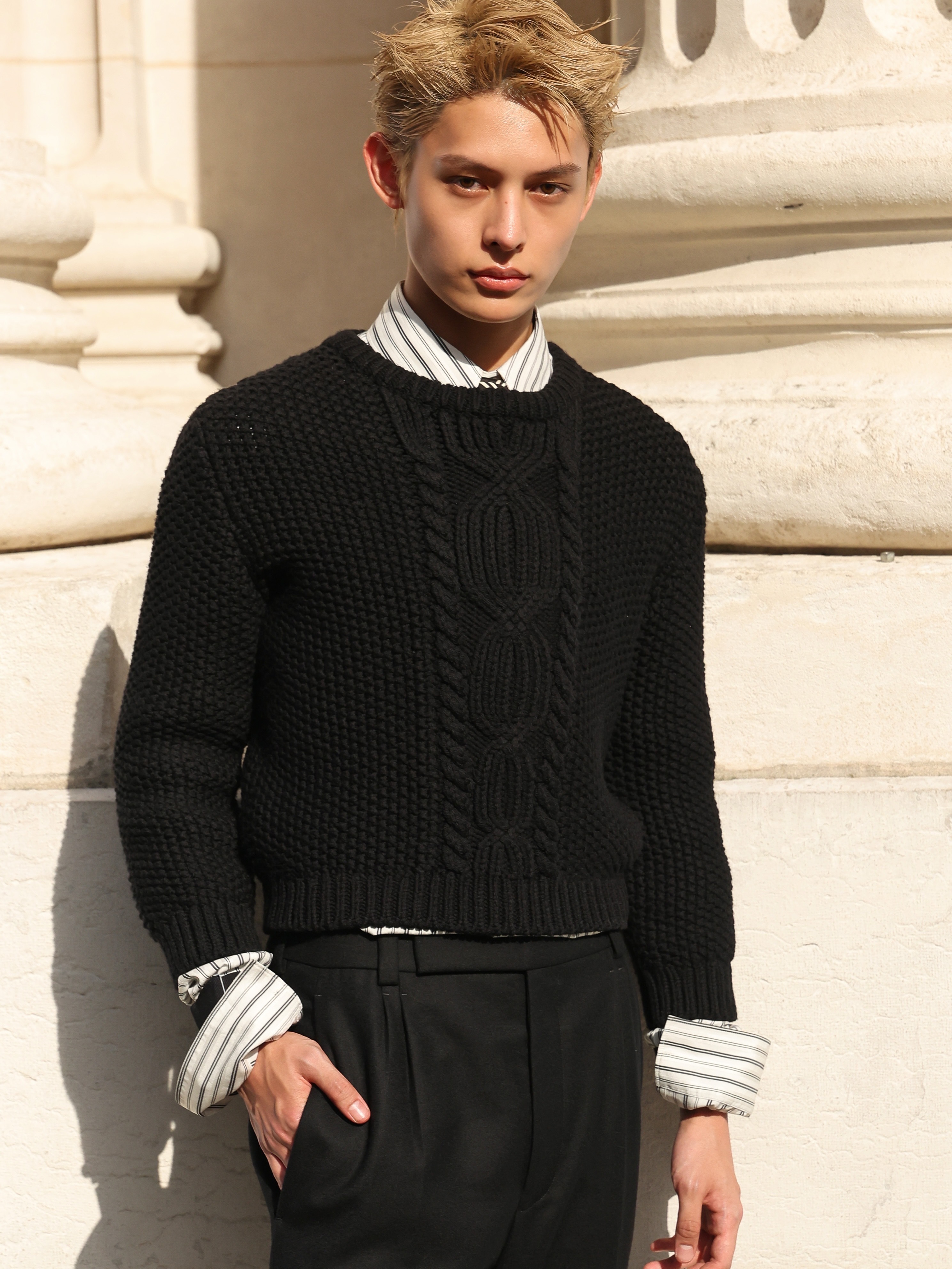 SAINT LAURENT 男装大秀，陈哲远、Cortis 成员马丁Martin