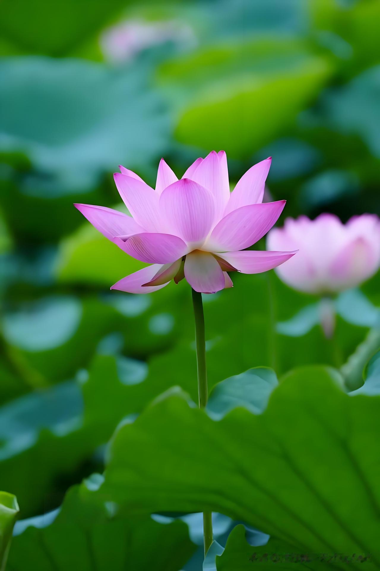 《荷花》
——宋.王安石
亭亭风露拥川坻，
天巧应矜造化时。
只与炎天为正色，