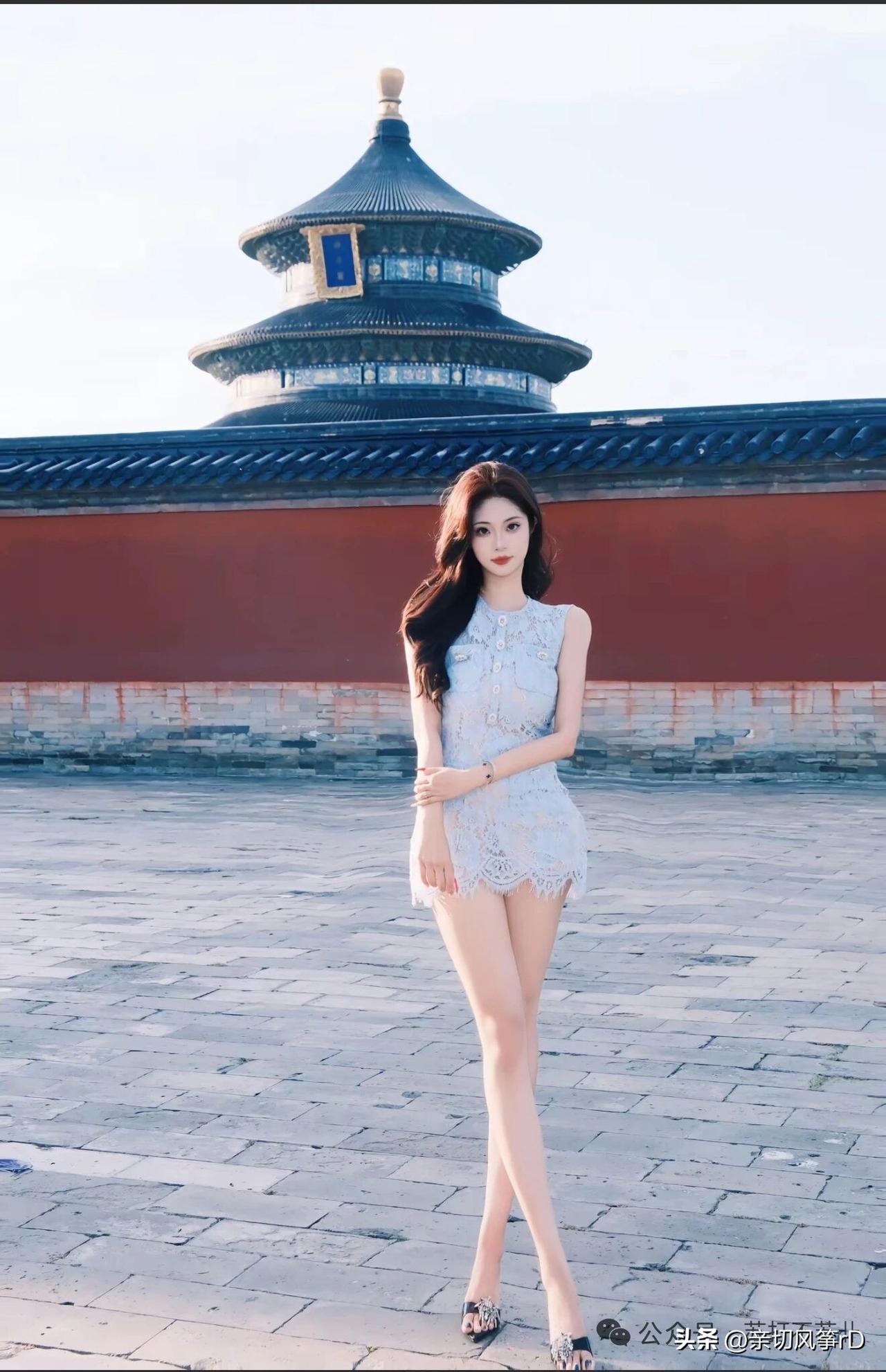 古风与现代的完美融合，打卡故宫的时尚瞬间！拍的有意境的一组照片 中国哪里的美女比