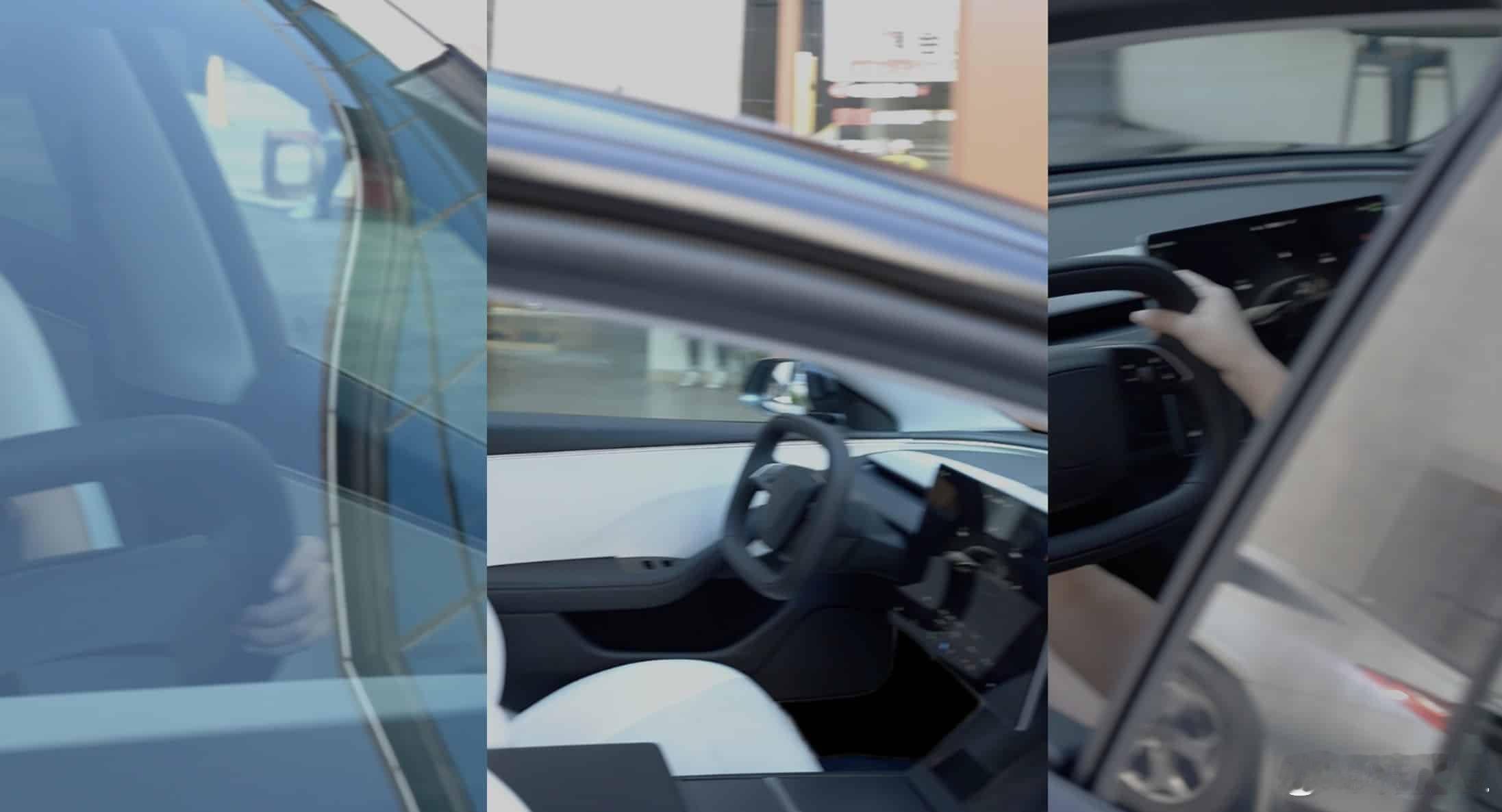 又开始传这个图了这是焕新版model 3改装的方向盘而已不是新Model Y[允