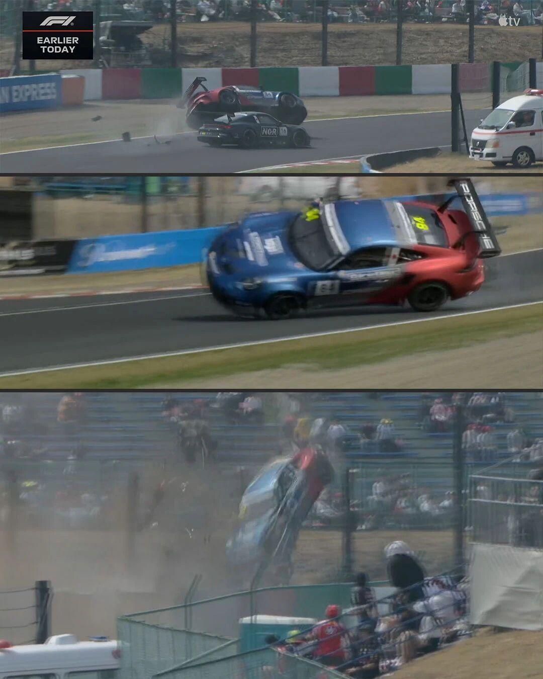 2026F1日本大奖赛注定有太多意外……
由于垫赛出现严重事故导致需要修复护墙，