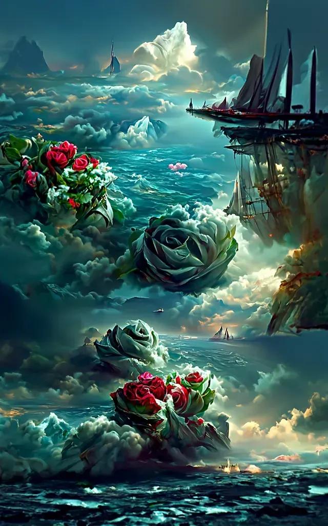 【雪梅香.宇海游】

掣沧溟，鲸浮月影破烟冥。
看云垂星辔，涛翻万古冰绫。
肺吐