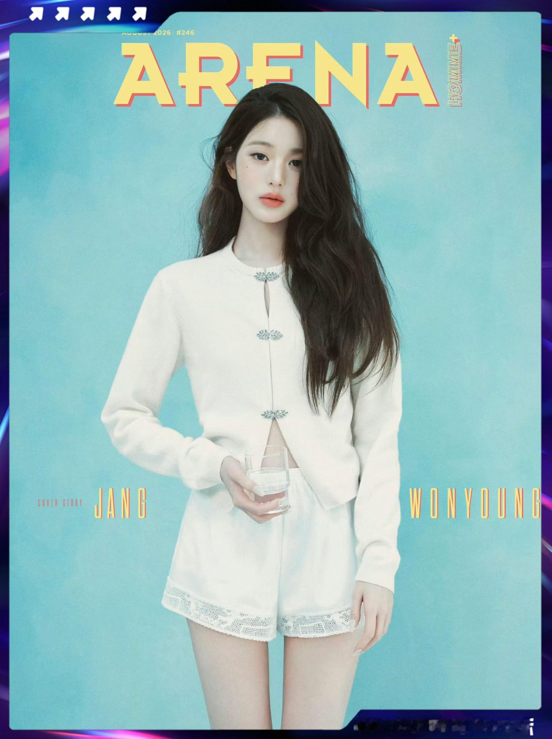 张元英 x Arena Korea八月刊封面✨三套造型三种不同的风格～张元英