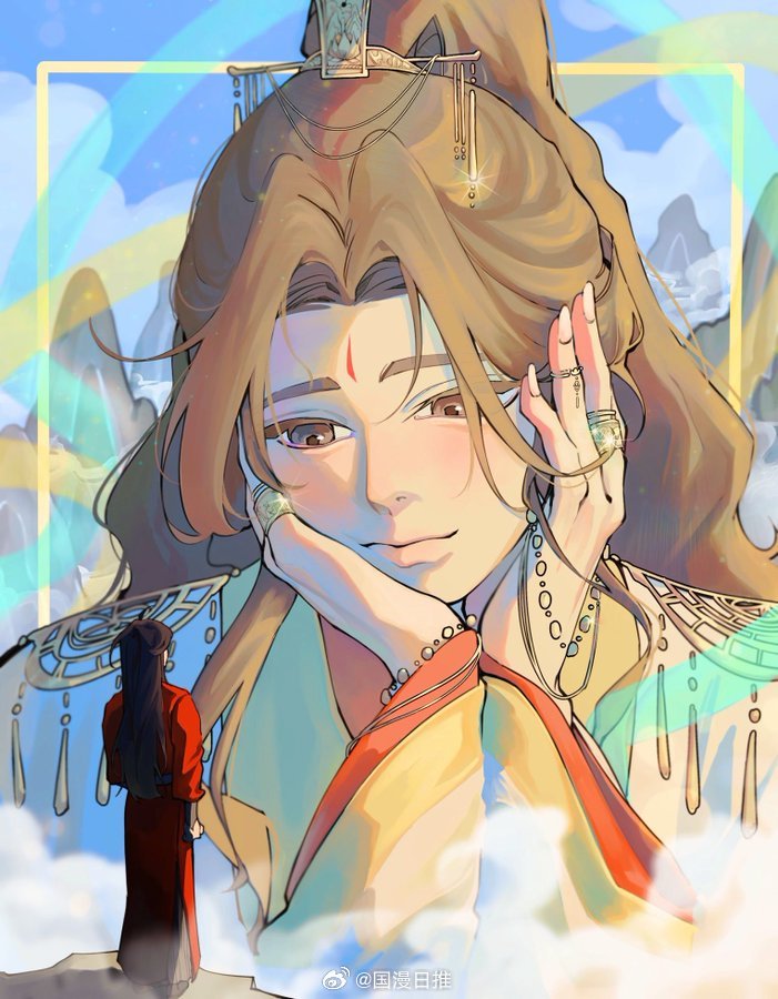 天官赐福花怜 花花就是靠着自己的画作度过了八百年吧x:mumming_r ​​​