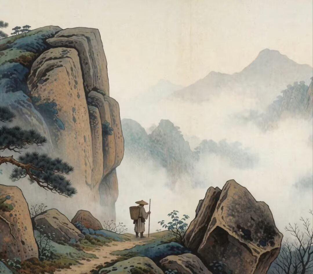 人时常为自己的某种自以为快乐的东西而历尽煎熬。其实，就像追着萤火虫跑的孩子，为了