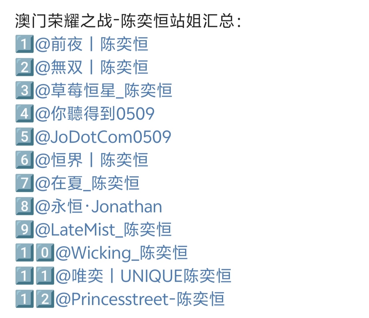 【投稿〡陈奕恒】陈奕恒单人cha太帅了 陈奕恒周扬 陈奕恒荣耀之战已经有12个站