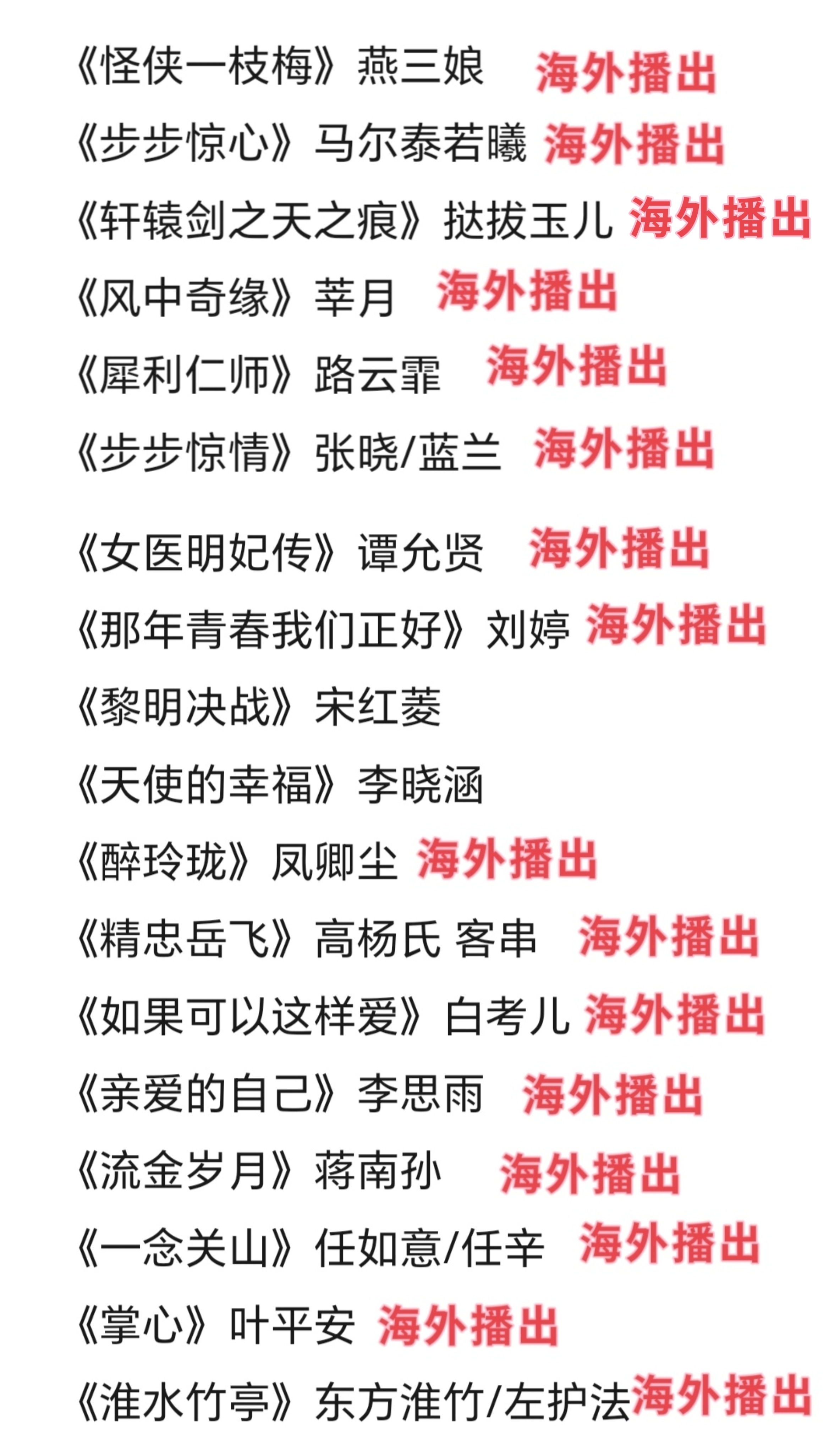 内娱的唯一东方大国名片国家层面的文化交流也多是刘诗诗的作品输出这几年刘诗诗参加的