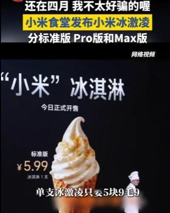 还得是小米，卖个雪糕还得分三个等级！
 
4月10日，小米举办2026价值观大会