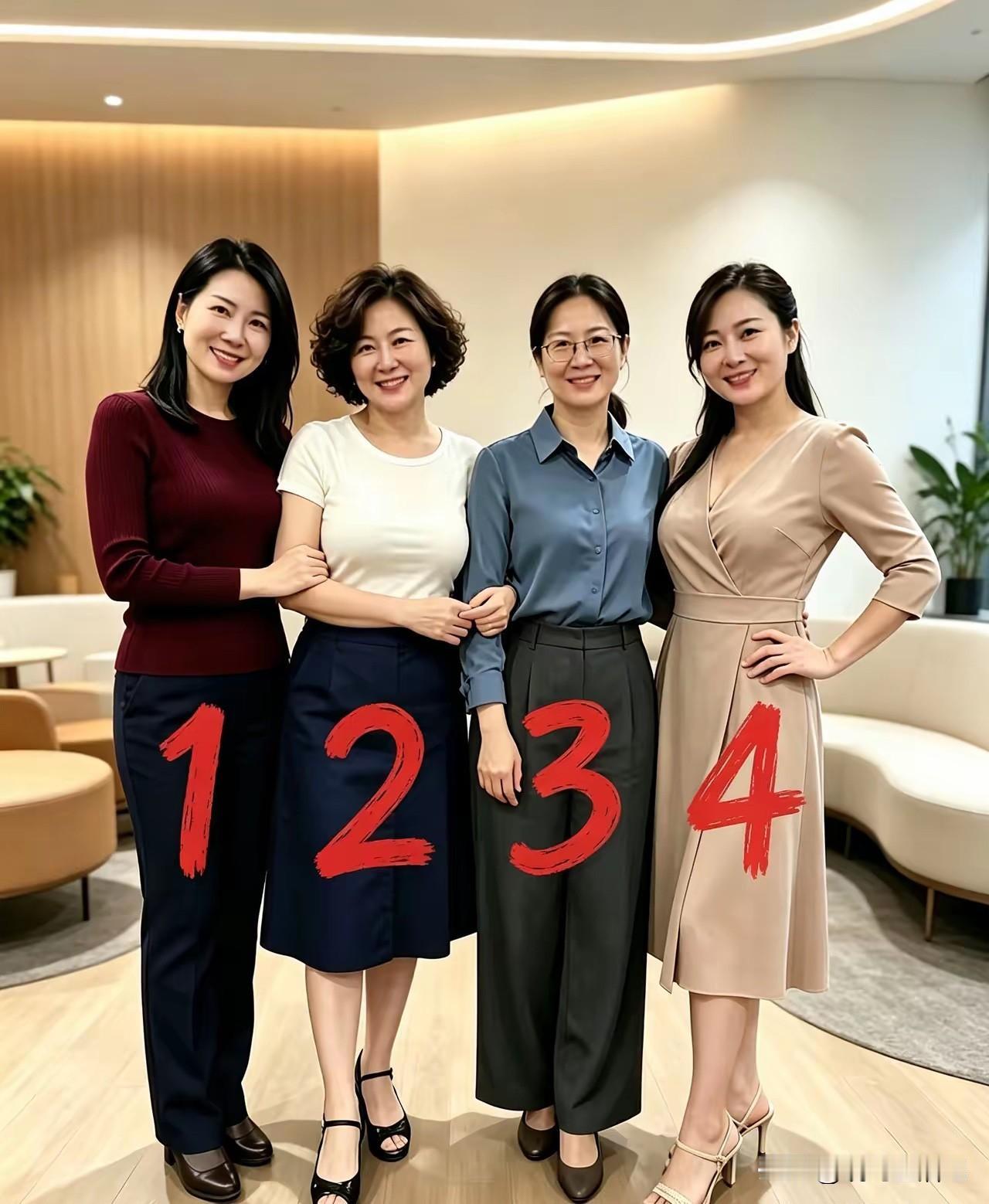这其中有一个以前当过空姐，那么你能看出来是谁不