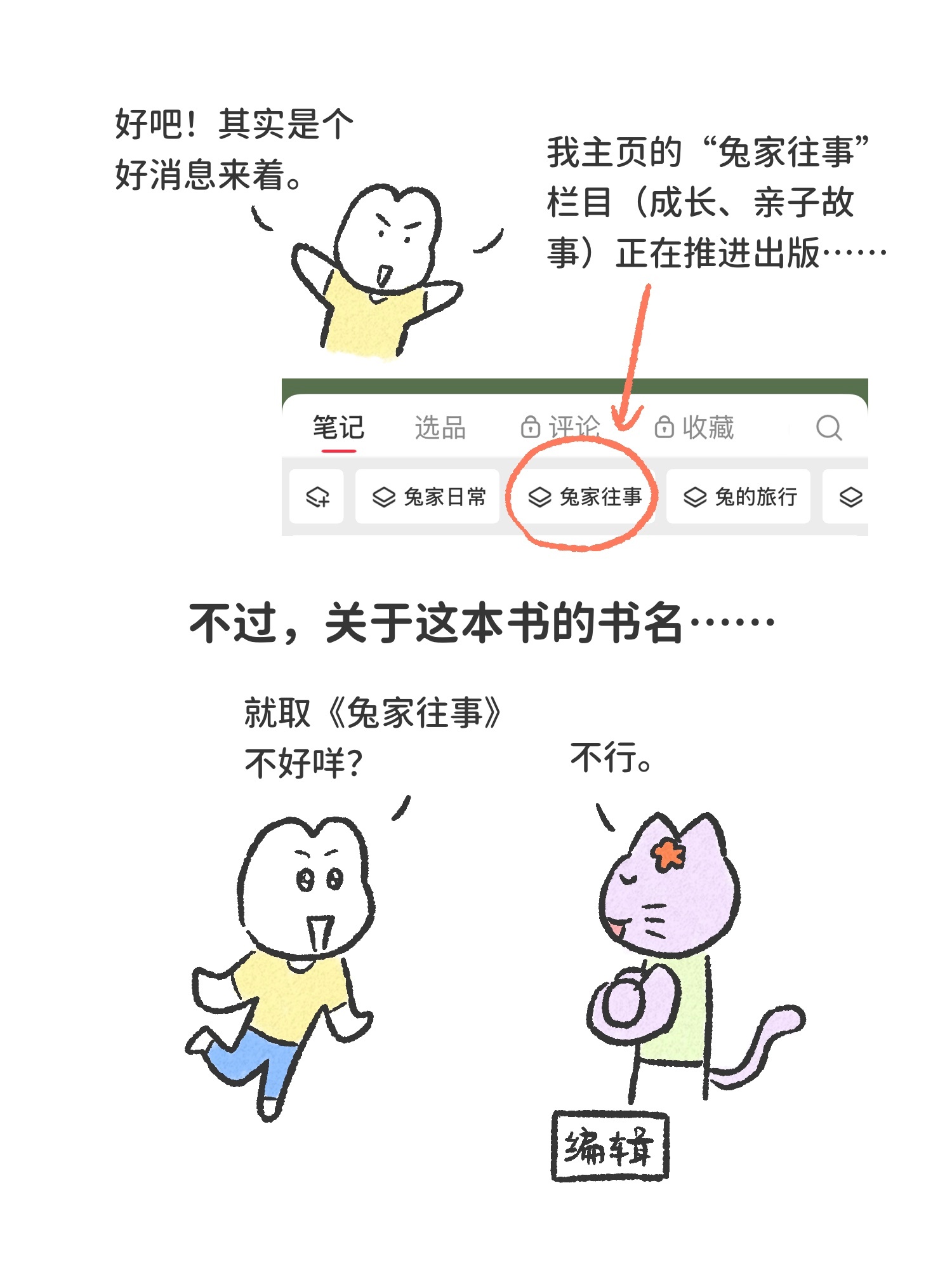 灵感之神请降临！[写作业]兔家往事漫画[超话] ​​​