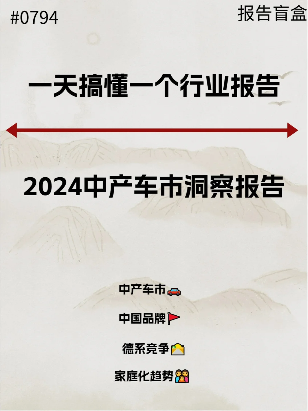  2024中产车市洞察报告