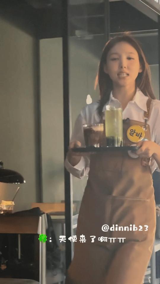 #TWICE咖啡店录制路透# 为什么命这么好啊 ​​​