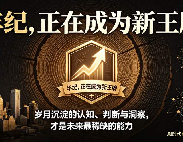 AI彻底终结35岁危机：时代变了，年纪大，才是未来最大的王牌