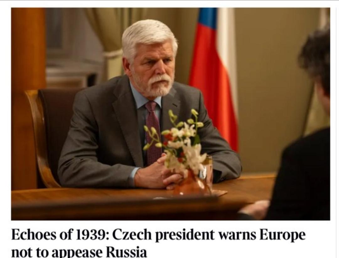 捷克总统：如果普京在乌克兰获胜，那就是全欧洲的失败！
 
12月7日，捷克总统帕