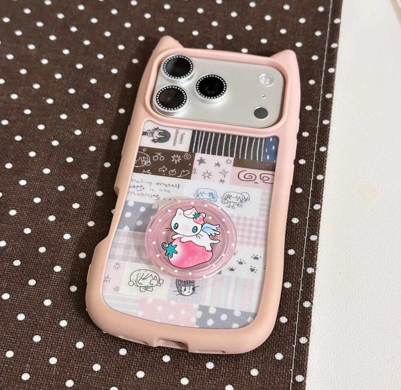 是猫耳壳(=¯ω¯=)
咕个背卡好适配 www
17pro手机壳 小众手机壳分享