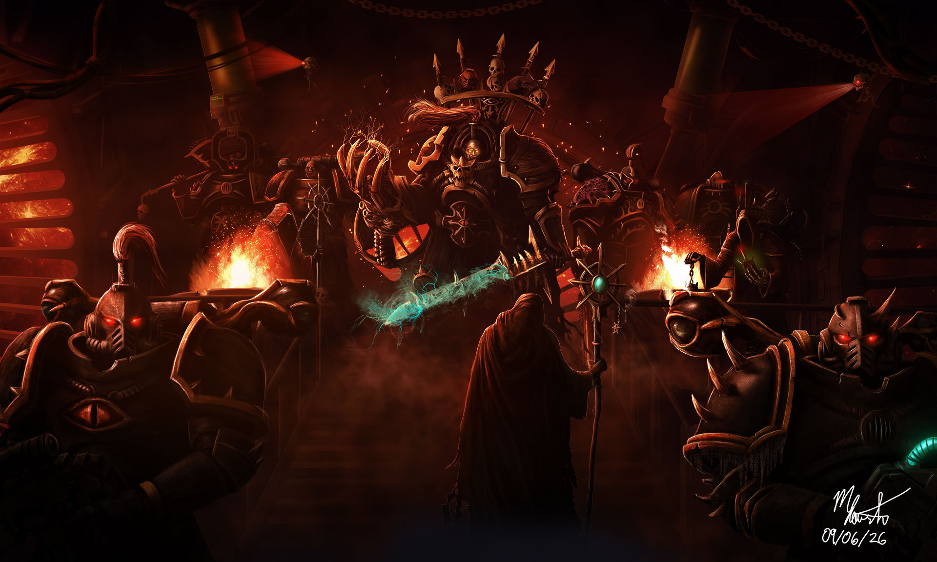 战锤40k 阿巴顿战争议会by Maclain Rowston 