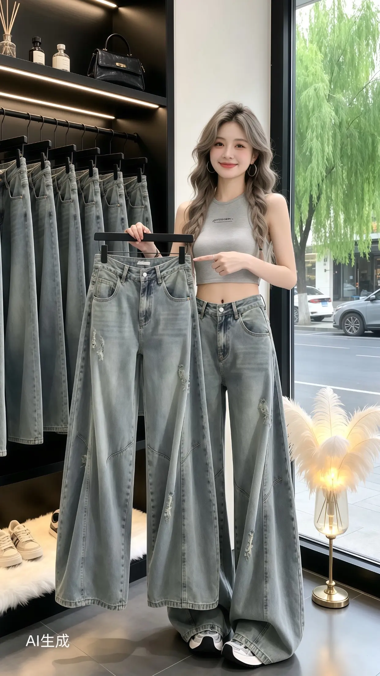 休闲穿搭 穿出自己的风格 一眼就爱上的神裤 夏季新款 复古时尚穿搭