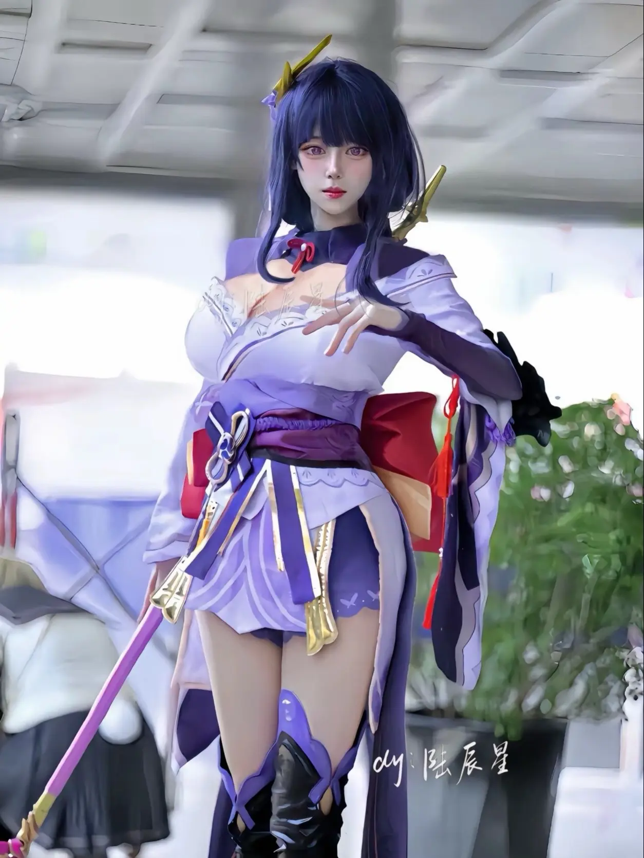 coser cosplay 原神 cos 雷电将军