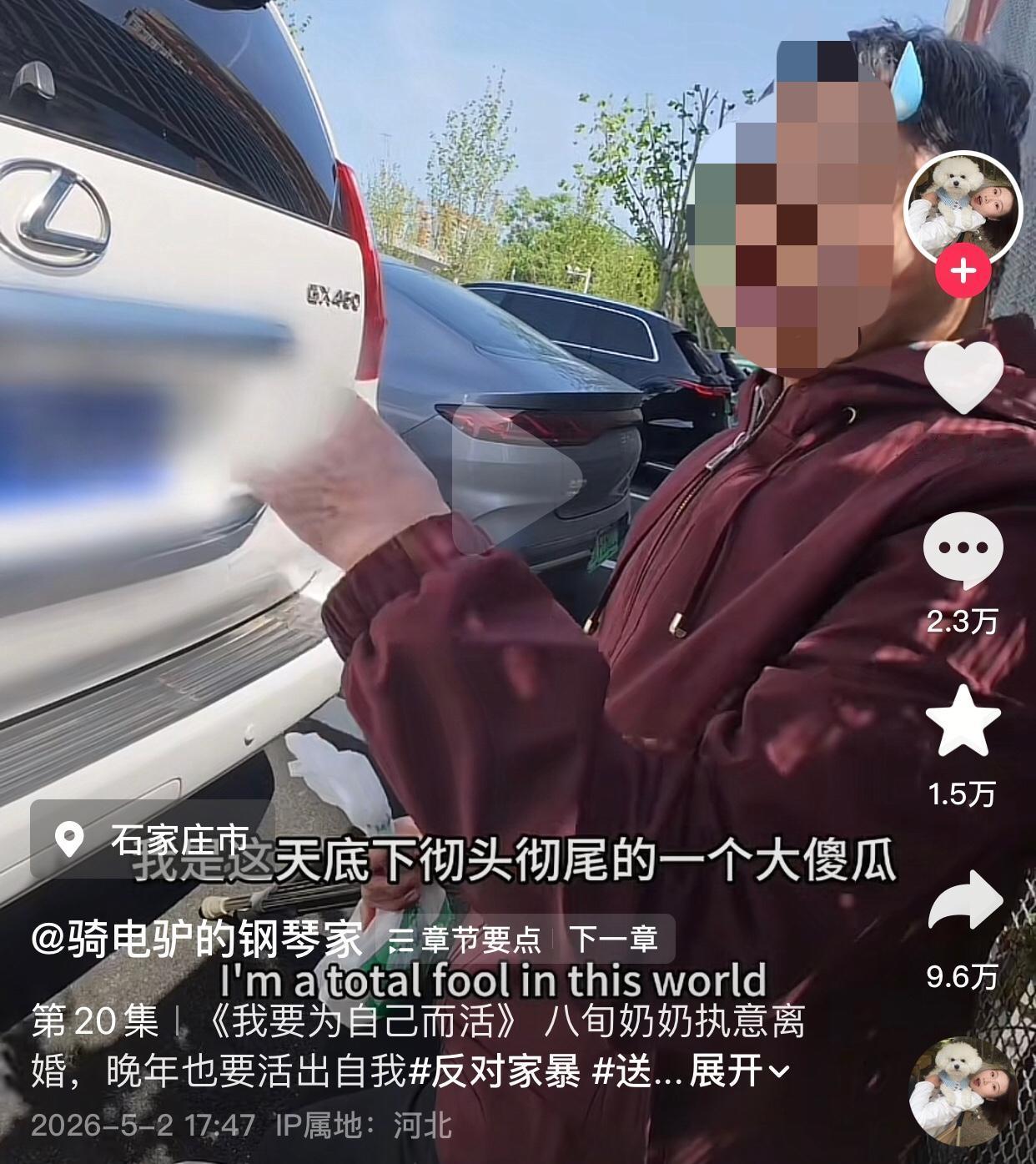 搞了半天，网友才是那个彻头彻尾的大傻瓜。
起因是河北女外卖员博主在一次送餐的路上